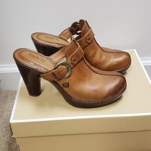Vintage Born Heeled Clogs
